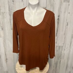 Brown blouse